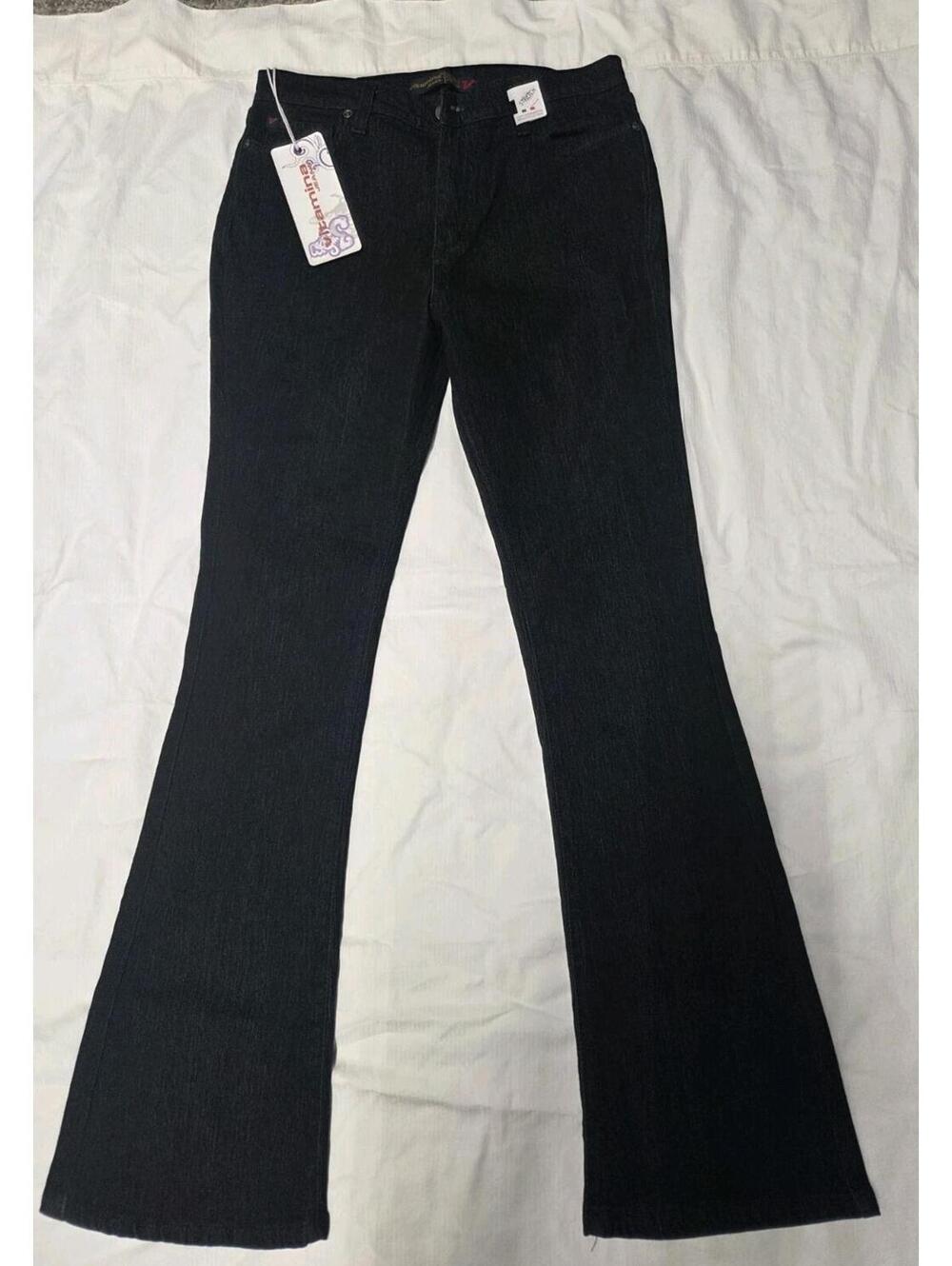 Vitamin Deluxe Edition Bell.botto Women's jeans made in Italy Navy blue Size 46